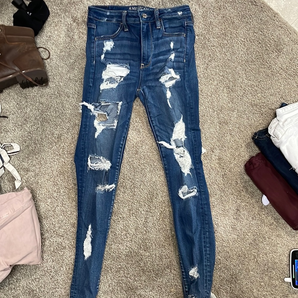 American eagle womens jeans size 4